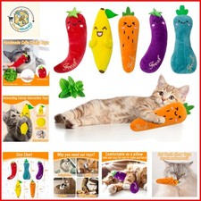 Catnip Toys for Indoor Cats, Cat Toys for Cats, , 5 Pack Fluffy, For Chewin...