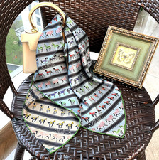 100 Twill Silk Scarf Shawl horse Print Bandanna 65X65cm Square Neckerchief new