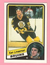 1984-85 O-Pee-Chee Ken Linseman #7 Boston Bruins