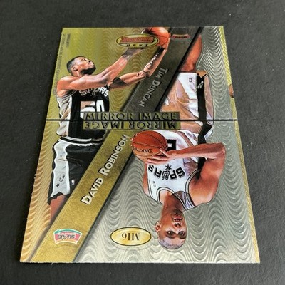1997-98 Bowman's Best - Mirror Image Tim Duncan, David Robinson, Shawn Kemp #MI6