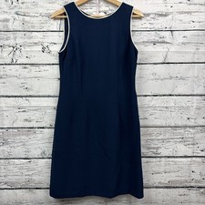 CDC Caren Desiree Company Blue "Little Black Dress" [Size 8] Sleeveless, Lined