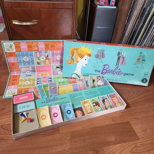 Vintage 1960 Original Mattel Barbie Queen of the Prom Board Game *See Notes*