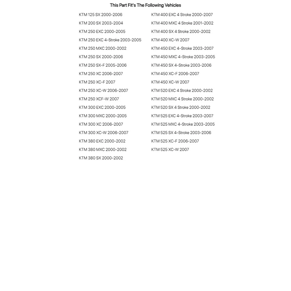 Trail Tech Kickstand Replacement Spring For KTM 520 MXC 4 Stroke 2000-2002 - Image 2 of 3