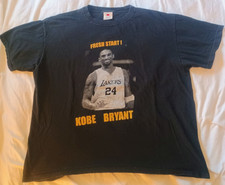 VTG Y2K RARE Kobe Bryant Fresh Start 24 Mamba Lakers Made In USA T-Shirt Mens XL