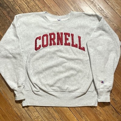 Vintage 90s Cornell Sweatshirt Champion Reverse Weave Size XL University Heather