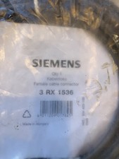 SIEMENS 3RX1536 CABLE PLUG M12 New