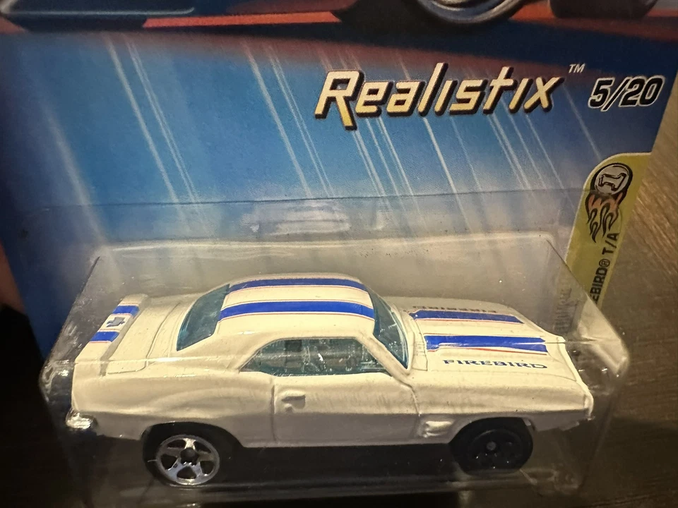 Hot Wheels 2005 *ERROR Realistix First Editions 1969 Pontiac Firebird T/A *error - Image 2 of 2
