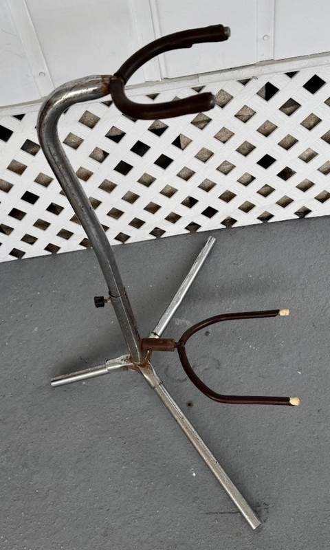 Vintage Guitar Stand Chrome Metal – For Parts/Repair