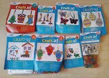Kids Craft Bundle Job Lot ? Baker Ross Craft-It Kits, Stickers, Wooden Crafts