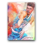 LaMelo Ball #3 Art Card Limited 20/50 Edward Vela Signed (Charlotte Hornets)