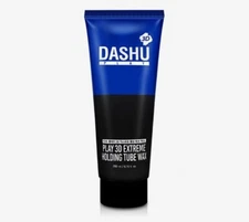 DASHU Play 3D Extreme Holding Tube Hair Styling Wax 200ml - Strong Hold & Matte