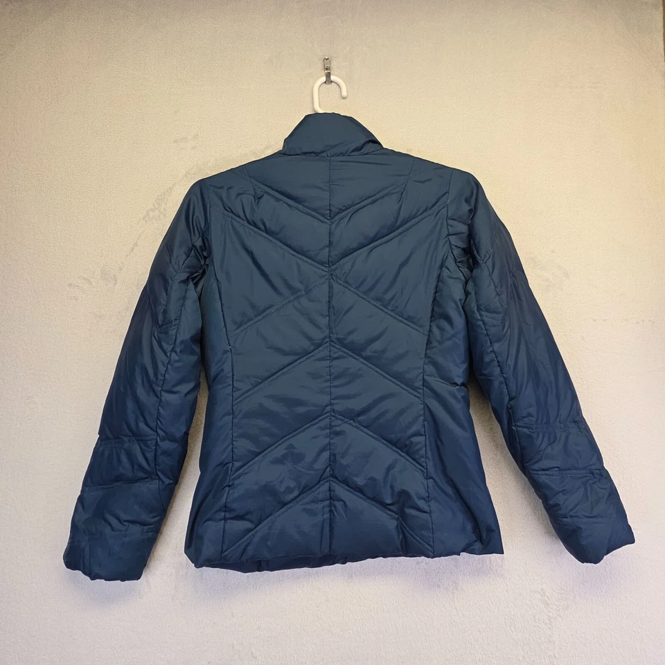 Chaqueta Eddie Bauer Mujer S Acolchada Plumón de Ganso Aislada Floral Forrada Gorpcore Foto 3 de 4