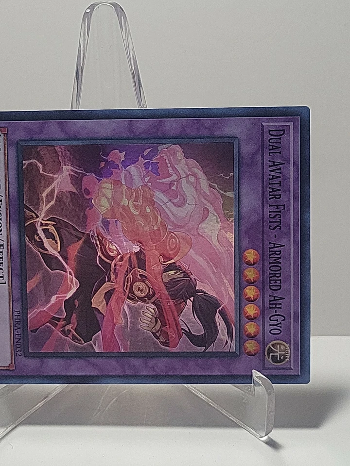 Dual Avatar Fists-Armored Ah-Gyo PHRA-EN032 Yugioh Phantom Rage 1st Edition New - Image 4 of 4