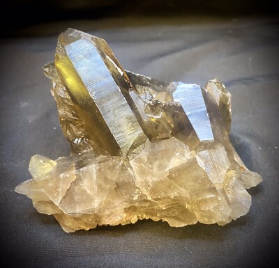Natural Smoky Citrine Cluster