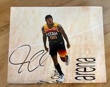 Jordan Clarkson Signed 8x10 Utah Jazz Photo NBA Sixth Man Of The Year
