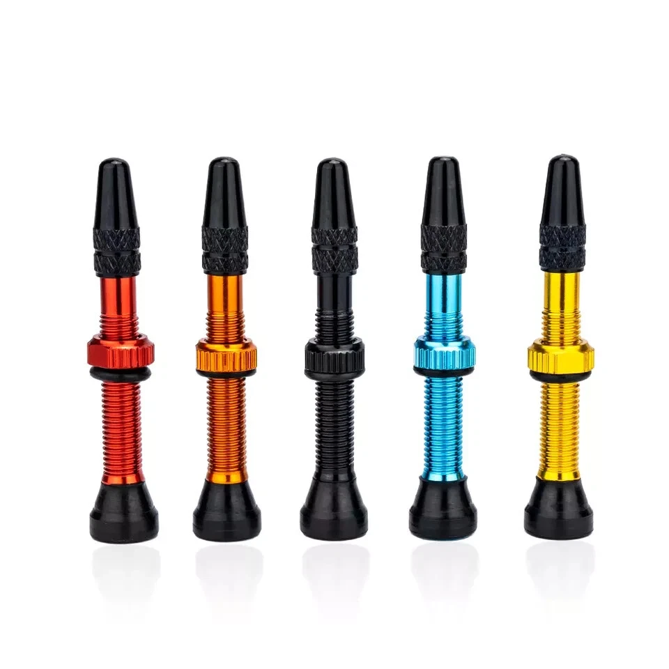 Par de Núcleo de Llanta de Neumático Válvula Presta Tubeless para Bicicleta 40mm 60mm Juego Tapa Bicicleta Ztto Foto 2 de 4