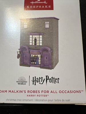 2024 Hallmark Ornament MADAM MALKIN'S ROBES FOR ALL OCCASIONS HARRY POTTER