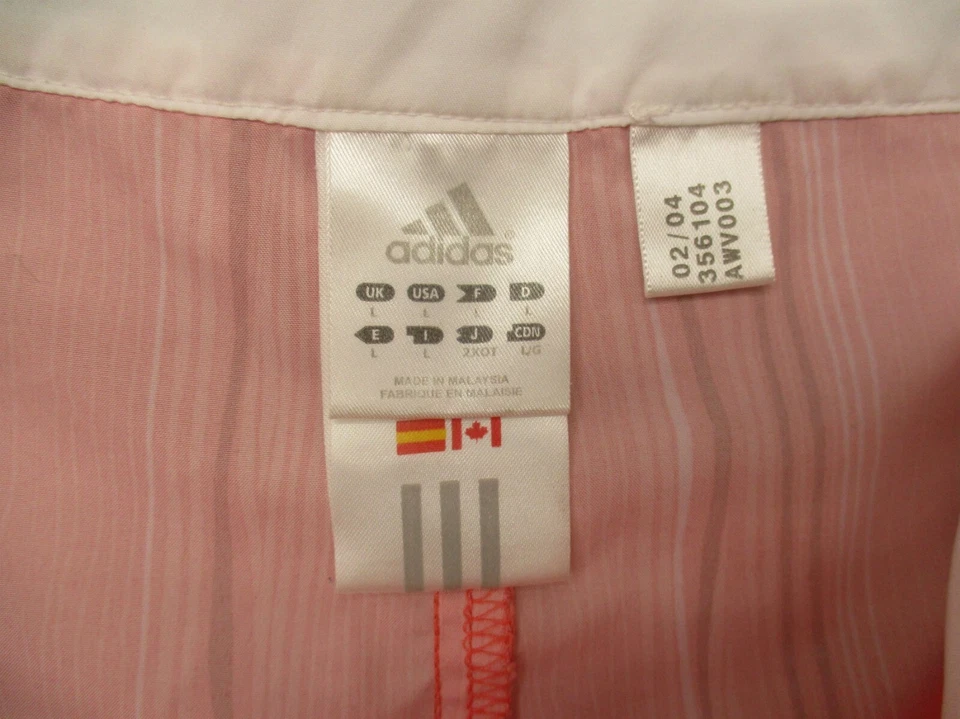 Pantalones Cortos ADIDAS Talla L Para Mujer Rojo Cremallera Mosca Elásticos Cintura Ligeros 365 Foto 3 de 4