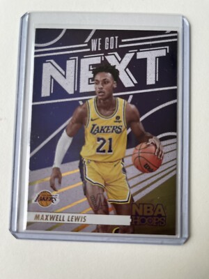 2023-24 panini nba hoops got next maxwell lewis #5 Lakers