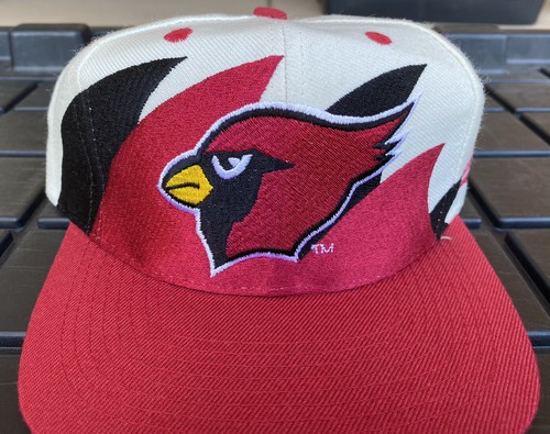 NWOT Vintage Arizona Cardinals Logo Athletic Double Sharktooth Snapback Hat Cap - Foto 4 di 10