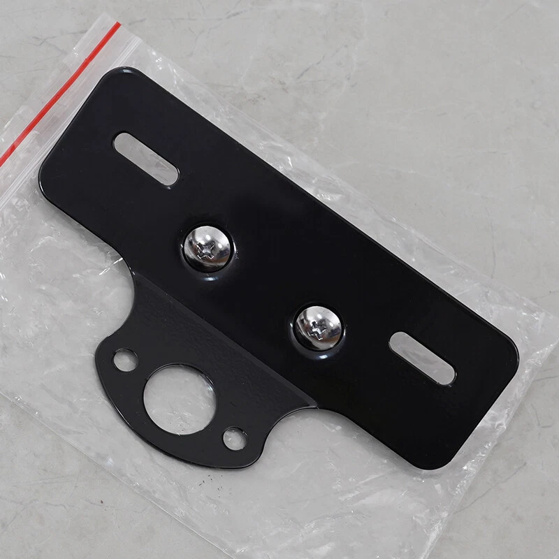 Soporte universal para matrícula de motor motocicleta soporte de luz trasera montaje Foto 4 de 4