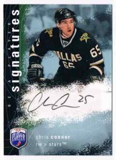 2007-08 UPPER DECK BE A PLAYER SIGNATURES CHRIS CONNER AUTO DALLAS STARS #S-CR