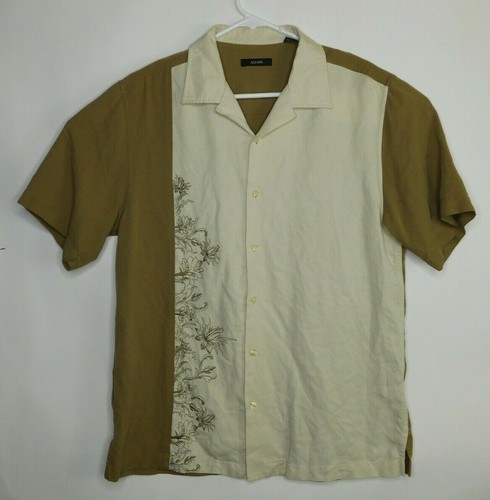 short sleeve Hawaiian shirt mens size 