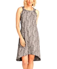 NWT FRESH PRODUCE HAPPY LIFE MADEMOISELLE DRESS Grey Smoke Large L MSRP $75