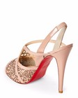 100% AUTH NEW WOMEN LOUBOUTIN NUDE BALADEUSE 120 PATENT HEELS/PUMPS US 8.5 — photo 3