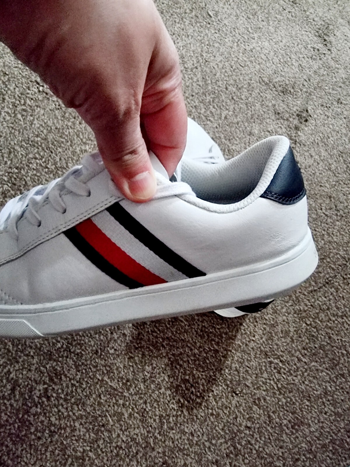 Women Tommy Hilfiger Essential Stripes Sneakers Size 6.5 Uk image 7