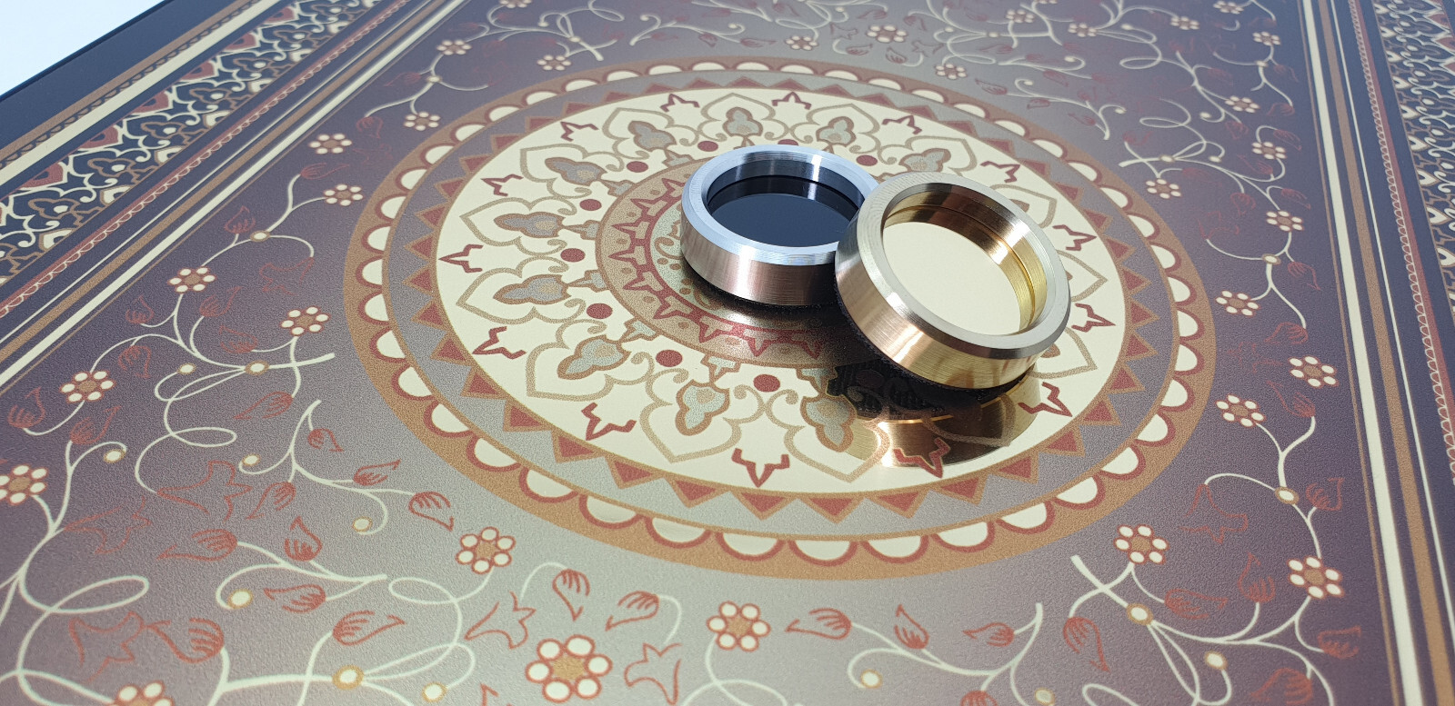 Backgammon board set game "Persian pattern" Hitech Backgammon eBay