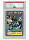Lawrence Taylor 1984 Topps Star Set Autograph Card #11 PSA/DNA 10