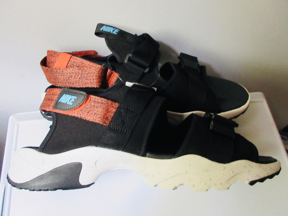 Nike Men\'s Black Turf Orange CW9704-007 Canyon Outdoor Hiking Sandals Size 15 NIKE Sandals CANYON Men Size 9 Black Turf Orange Adjustable  main image 2