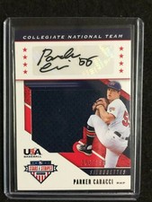 2019 USA Stars & Stripes Parker Caracci Auto-Jersey 156/199 