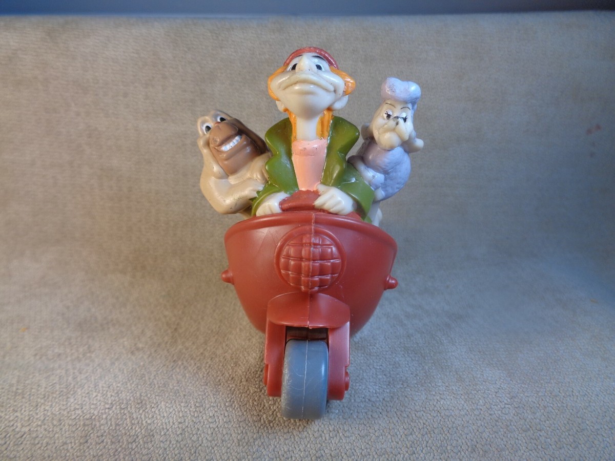 RJW 2001年 キュピー・ブート二エール5.5cm オリジナルボックス付き DISNEY OLIVER & COMPANY SPEEDING SCOOTER WITH FAGIN GEORGETTE 1996