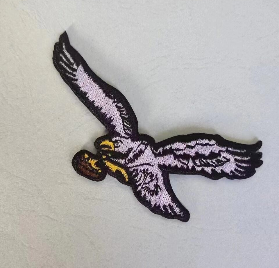 Philadelphia Eagles VINTAGE Embroidered Iron On Patch Embroider 3.5 in