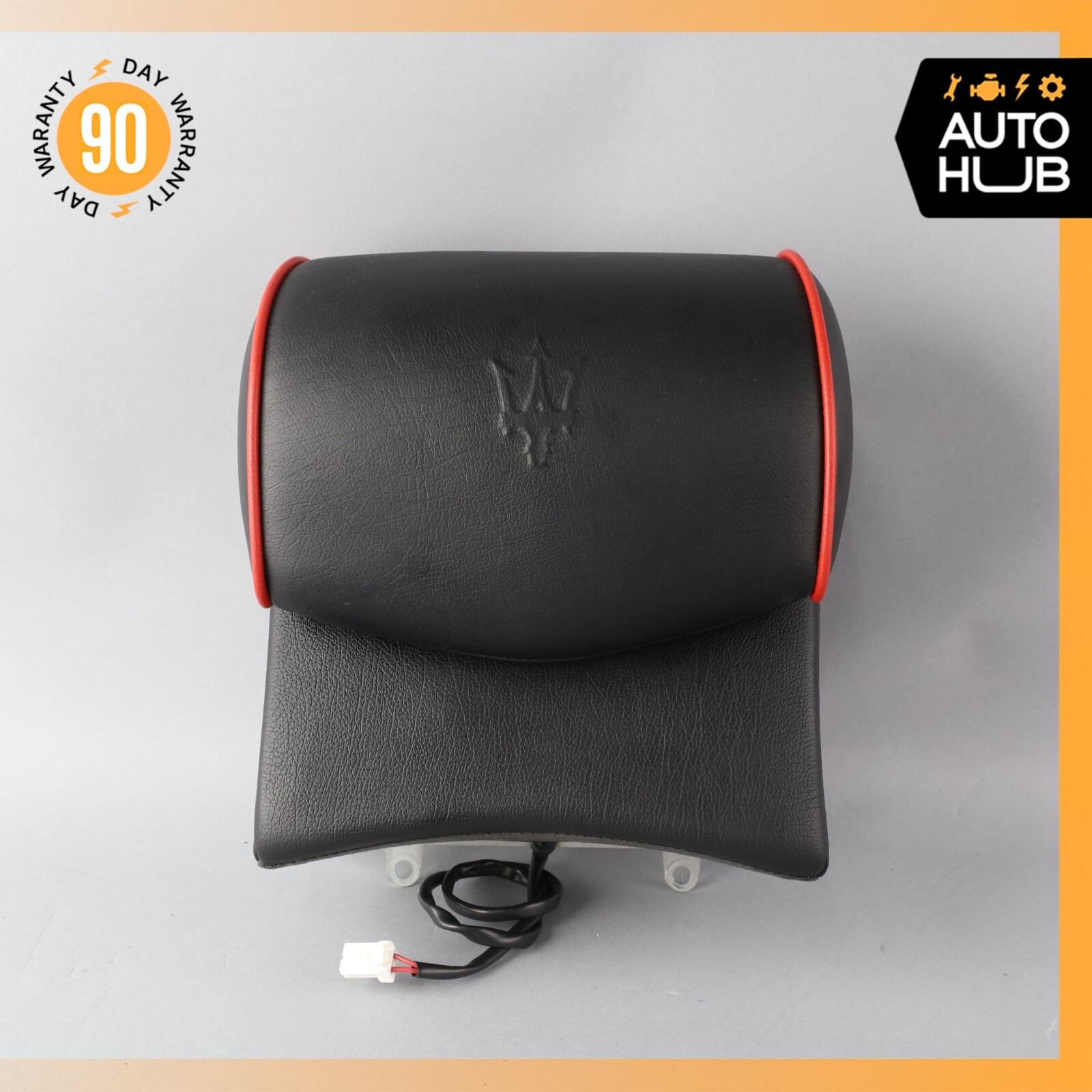 03-13 Maserati Quattroporte M139 Rear Center Seat Headrest Black OEM 68k