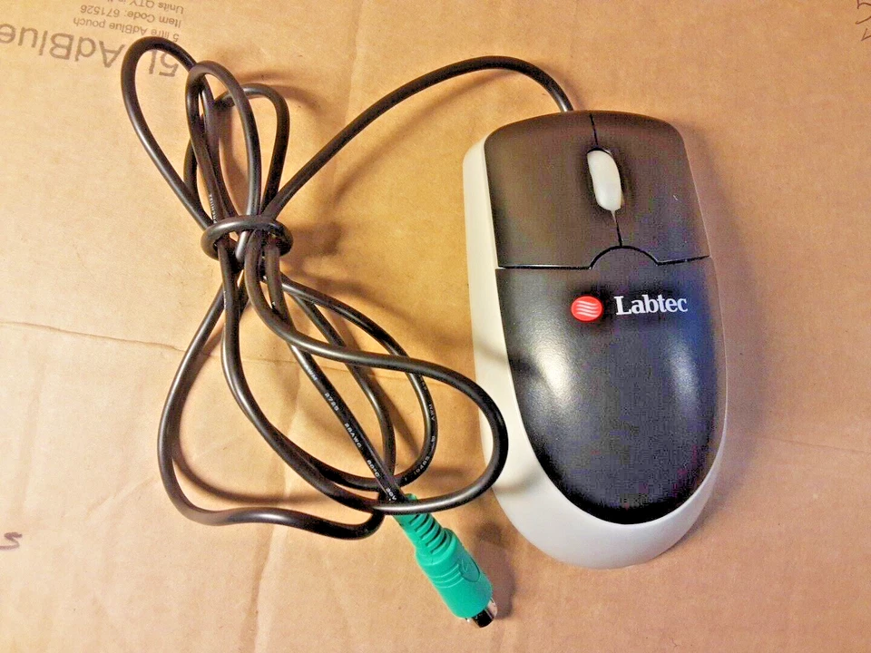 LABTEC M-BR91 - PS/2-STANDARD SCROLL MOUSE (SILVER / BLACK) - Image 3 of 4