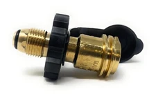 Universal Fit Propane Tank Adapter Converts POL to QCC1 / Type 1 with Wrench