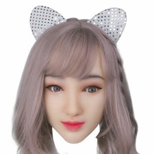 IMI Sophia Realistic Silicone Female Face Mask Headwear Crossdresser Drag Queen