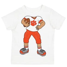 Clemson Tigers Heads Up Football Cheer Basketball Baby/Toddler T-Shirt