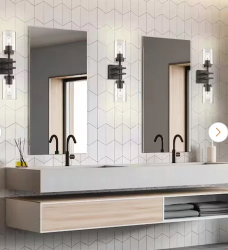 🔥Golden Lighting Tribeca 2-Light Matte Black Wall Sconce - Picture 4 of 6