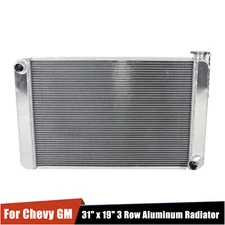 For GM CHEVY 31"X19" Universal Aluminum 3Row Radiator Heavy Duty Extreme Cooling