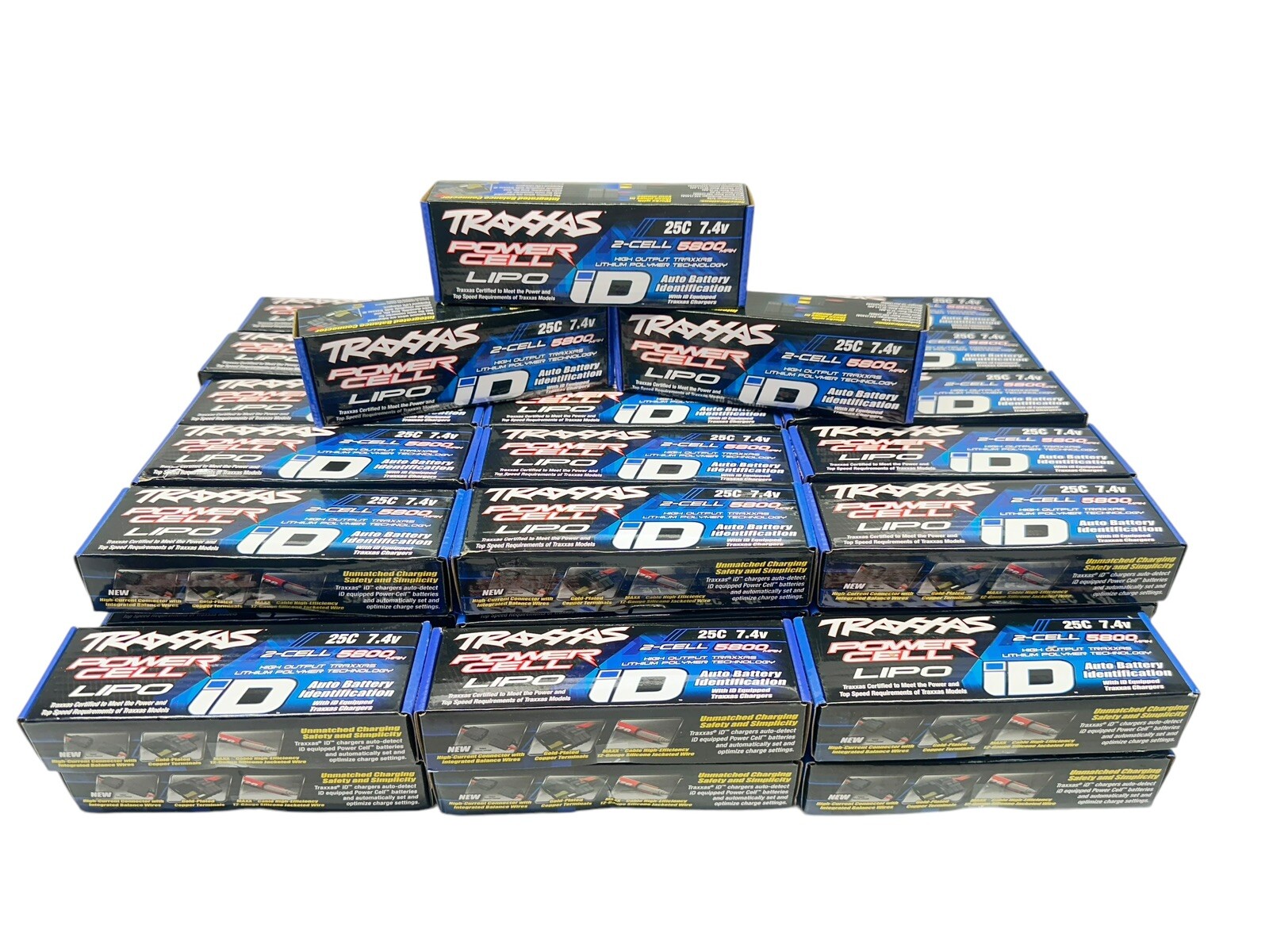 Traxxas 2843X 2S 7.4V 5800mAh 25C LiPo Battery W iD Connector Lrg Quantity Avail