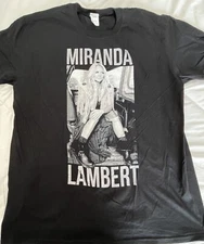 Miranda Lambert T-Shirt XL Country Music Concert Graphic Band Tee Black