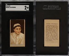 1912 T207 Russell Lena Blackburne Chicago White Sox SGC 2 *Anonymous Factory 3*