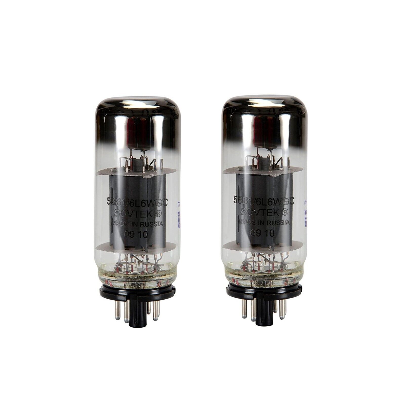 NEW SOVTEK 5881 / 6L6WGC Matched **PAIR** Tubes 6L6 5881 SUPER POWER VALVES