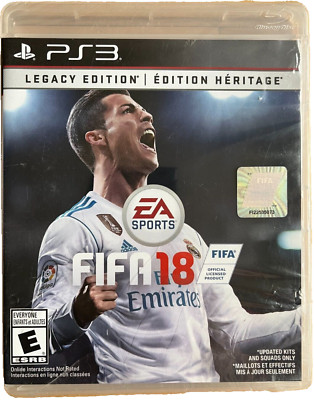 FIFA 18 [LEGACY EDITION] (PS3) ***BRAND NEW*** FACTORY SEALED***