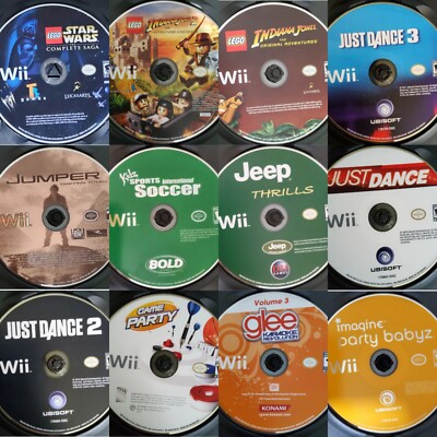 Nintendo Wii Video Games You Choose Disc Only Clearance 1.99 Any
