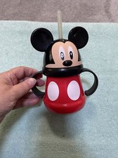 Disney Mickey Mouse Straw Cup BPA Free 10 Ounce